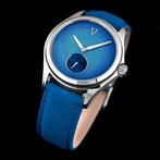 Aryon - Minimal Enamel Blue Automatic Watch - Limited, Handtassen en Accessoires, Nieuw