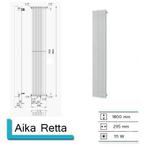 Handdoekradiator Aika Retta 1800 x 295 mm Aluminium, Doe-het-zelf en Bouw, Ophalen of Verzenden, Nieuw, Bad