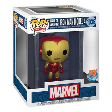 Funko pop! Deluxe 1036 Hall of armor: Iron man Model 4 disponible aux enchères