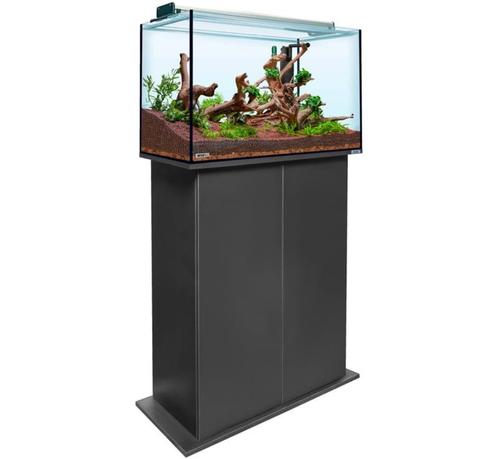 Aquatank 82x40x50cm aquarium + meubel zwart, Dieren en Toebehoren, Vissen | Aquaria en Toebehoren, Leeg aquarium, Nieuw, Ophalen of Verzenden