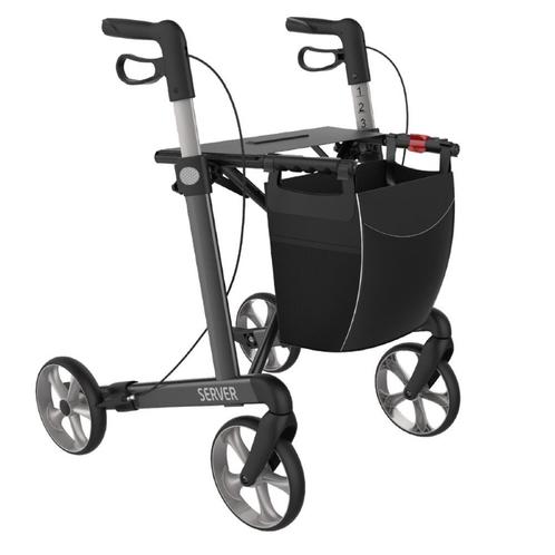 Rehasense Server lichtgewicht rollator STANDARD - Antraciet, Divers, Déambulateurs, Enlèvement ou Envoi