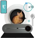 Velaryon Zelfreinigende kattenbak - 65L inhoud - Met App en, Dieren en Toebehoren, Verzenden, Zo goed als nieuw