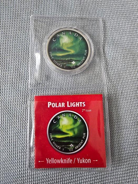 Canada. 5 Dollars 2020 Maple Leaf - Polar Lights, 1 Oz, Postzegels en Munten, Munten | Europa | Niet-Euromunten