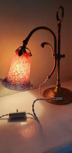 Lampe - Laiton doré - lampe de style Art Nouveau