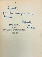 Signé; Paul Morand - Journal dun attaché dambassade - 1949
