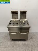 Ata Double Friteuse en acier inoxydable 2x 15 litres GAS, Articles professionnels, Verzenden