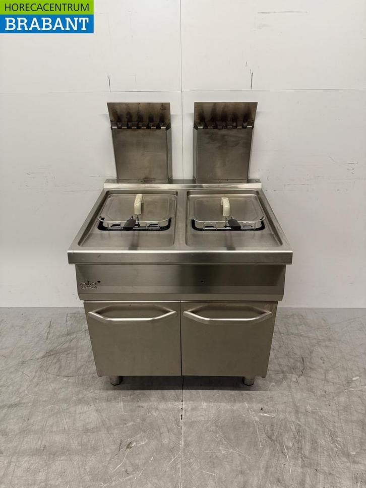 Ata Double Friteuse en acier inoxydable 2x 15 litres GAS, Articles professionnels, Horeca | Autre, Envoi