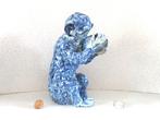 19 eeuw - Beeld, Delftsblauw - 34 cm - Aardewerk