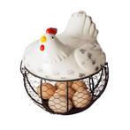 Eiermand Eierrek Eierhouder - Eieren Bewaren - Metaal Fruits, Verzenden, Nieuw