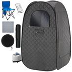 tectake Mobiele stoomsauna ThermaLuxe I, 1000 W, 15 temperat, Sport en Fitness, Sauna, Verzenden, Nieuw