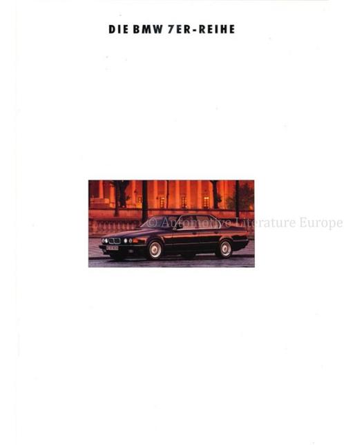 1992 BMW 7 SERIE BROCHURE DUITS, Livres, Autos | Brochures & Magazines