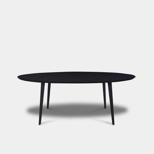 Tafel Ovaal Eikenhout  Konisch  200x100, Huis en Inrichting, Tafels | Eettafels