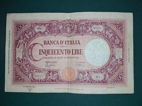 Italië. - 500 Lire 31/03/1943 Grande C (Fascio) - Gigante, Postzegels en Munten, Munten | Nederland