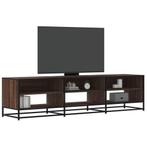 vidaXL Tv-meubel 180x40x46 cm bewerkt hout bruin, Huis en Inrichting, Kasten |Televisiemeubels, Verzenden, Nieuw