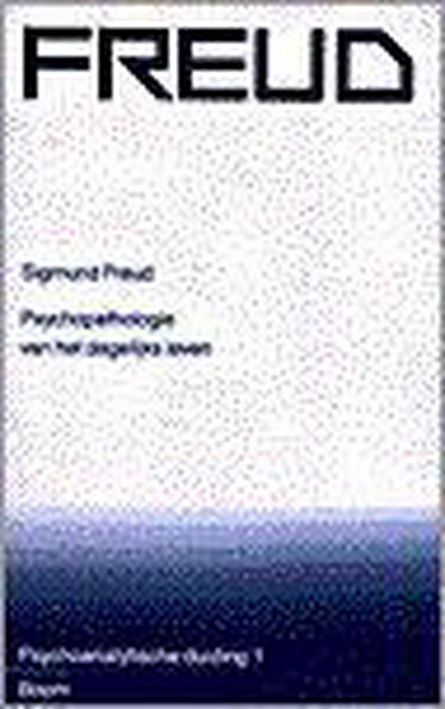 Sigmund Freud Nederlandse editie 1: Psychopathologie van het, Boeken, Psychologie, Gelezen, Verzenden