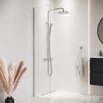 Douchewand Florida 40 x 200 cm Chroom – Inloopdouche 8 mm, Bricolage & Construction, Verzenden