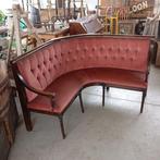 Sofa - Vurenhout - Hoekbank uit de 19e eeuw