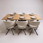 Tafel Rechthoekig Eikenhout  Matrix  180x90, Huis en Inrichting, Tafels | Eettafels, Nieuw