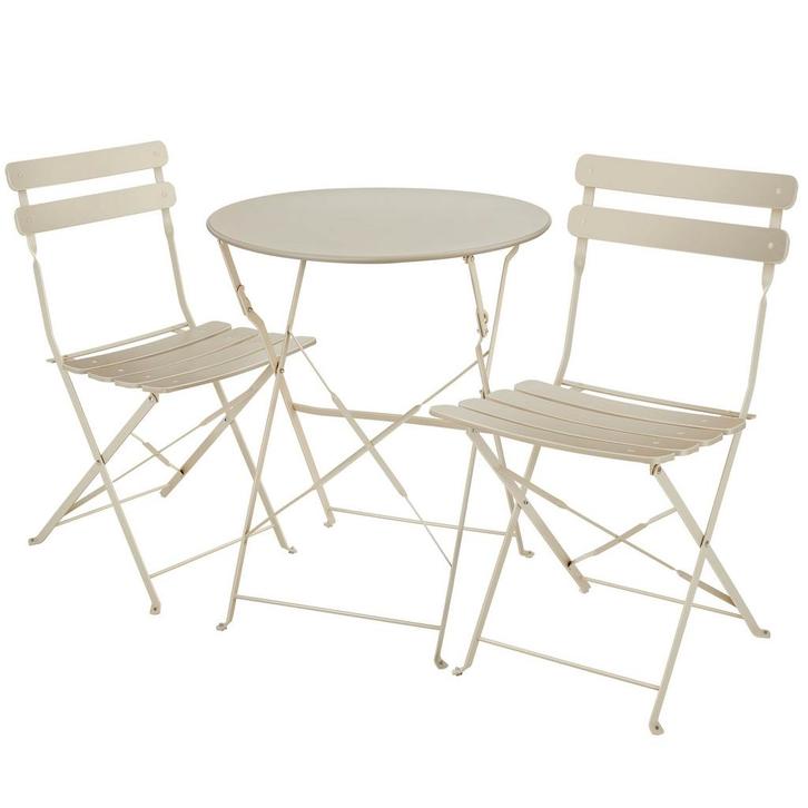 tectake Bistrotafel set Frieda, inklapbaar voor 2 personen -, Tuin en Terras, Tuinsets en Loungesets, Verzenden
