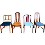 Stoel - Set van vier stoelen uit de jaren 70 en 80 -, Antiek en Kunst