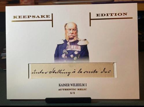 Super Products Inc. - 1 Card - Kaiser Wilhelm I One of One, Verzamelen, Overige Verzamelen