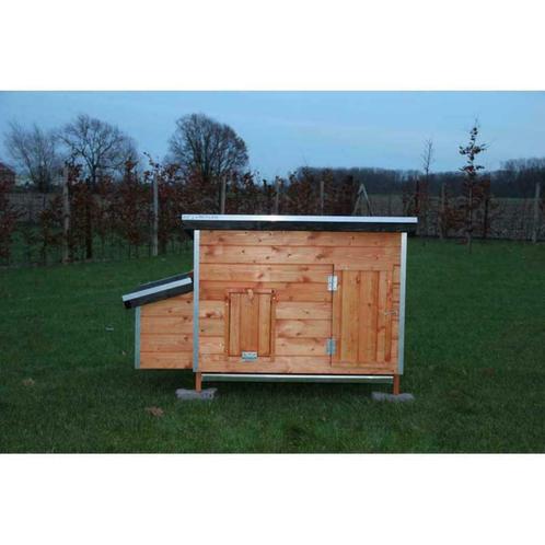 Kippenhok Wood 2 + Alu mestlade, Dieren en Toebehoren, Pluimvee | Toebehoren