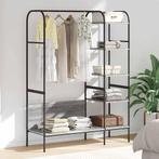 vidaXL Kledingrek met plank Grijs 120 x 44 x 160 cm Bewerkt, Verzenden, Nieuw