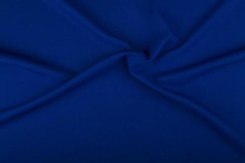 Bi-stretch stof blauw - Polyester stof 25m op rol - ACTIE, Hobby en Vrije tijd, Stoffen en Lappen, Verzenden