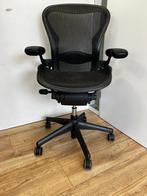 Herman Miller Chair Aeron - Full Option Version - Warranty, Verzenden, Zwart, Zo goed als nieuw, Bureaustoel