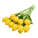 Kunst Boeket - Tulpen Zijden Bloemen Tulp Luxe Boeketten, Huis en Inrichting, Woonaccessoires | Kunstplanten en Kunstbloemen, Verzenden