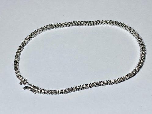 Pala Diamond - Bracelet de tennis - 18 carats Or blanc -, Handtassen en Accessoires, Antieke sieraden