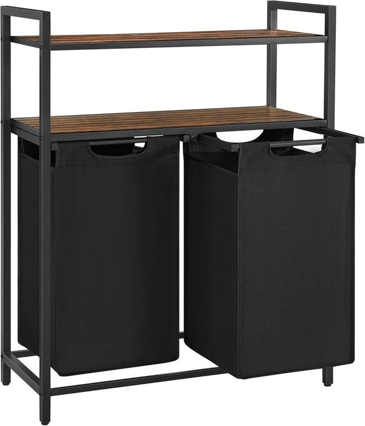 Wasmand - wassorteerder - 2 uittrekbare en verwijderbare, Huis en Inrichting, Badkamer | Badkamermeubels, Verzenden