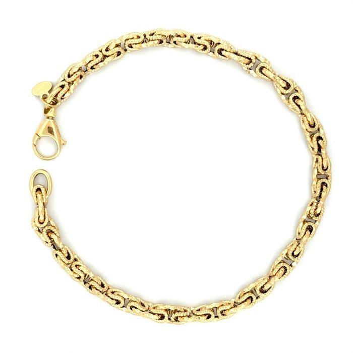 Handmade - Armband - Bizantina satinata - 5.4 g - 18 karaat, Handtassen en Accessoires, Armbanden