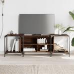 vidaXL Tv-meubel 153x37x50 cm bewerkt hout bruin eikenkleur, Nieuw, Verzenden