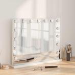 vidaXL LED Vanity Spiegel Wit 58 x 10 x 47 cm Glas en Staal, Verzenden, Nieuw