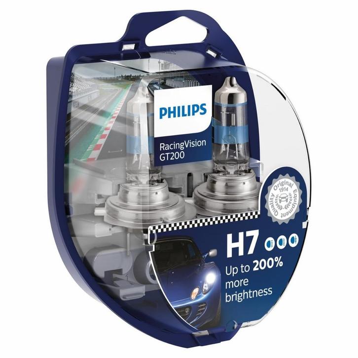 Philips H7 Racing Vision GT200 12972RGTS2 Autolampen, Auto-onderdelen, Verlichting, Nieuw, Verzenden