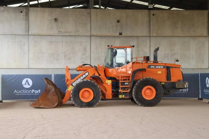 Veiling: Wiellader Doosan DL420 Diesel 2011, Articles professionnels, Machines & Construction | Grues & Excavatrices, Enlèvement