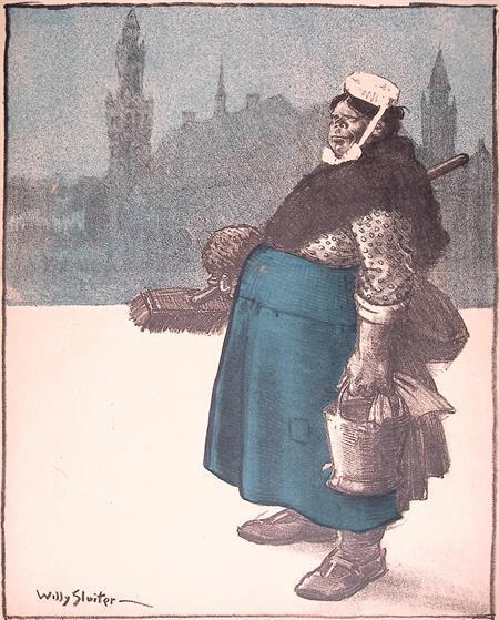 Spotprent Uitkijken naar vrede tijdens Eerste Wereldoorlo..., Antiek en Kunst, Kunst | Litho's en Zeefdrukken, Verzenden