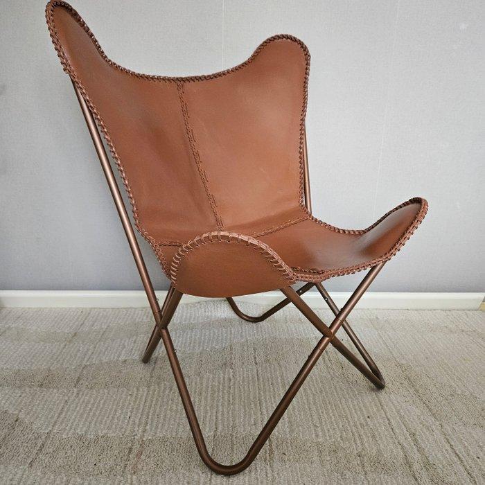 Chaise - Chaise papillon Butterfly (3107) - Cuir, Antiquités & Art, Art | Objets design