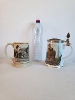 Franklin mint - Lot de 2 chopes de collection en porcelaine