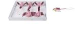 Vogeltjes Roze met clip 6 stuks, Hobby & Loisirs créatifs