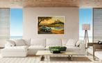 RINGER - Vineyard Castle Toile (XXL), Antiek en Kunst, Kunst | Schilderijen | Modern