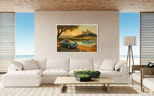 RINGER - Vineyard Castle Toile (XXL), Antiek en Kunst, Kunst | Schilderijen | Modern
