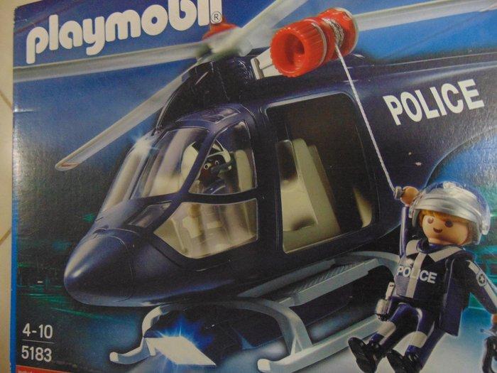 Playmobil - City - 5183, 4821 - Playmobil Helicoptère Police, Antiquités & Art, Antiquités | Autres Antiquités