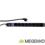 LogiLink PDU8C01 energiedistributie 1u 8AC uitgangen, Informatique & Logiciels, Verzenden