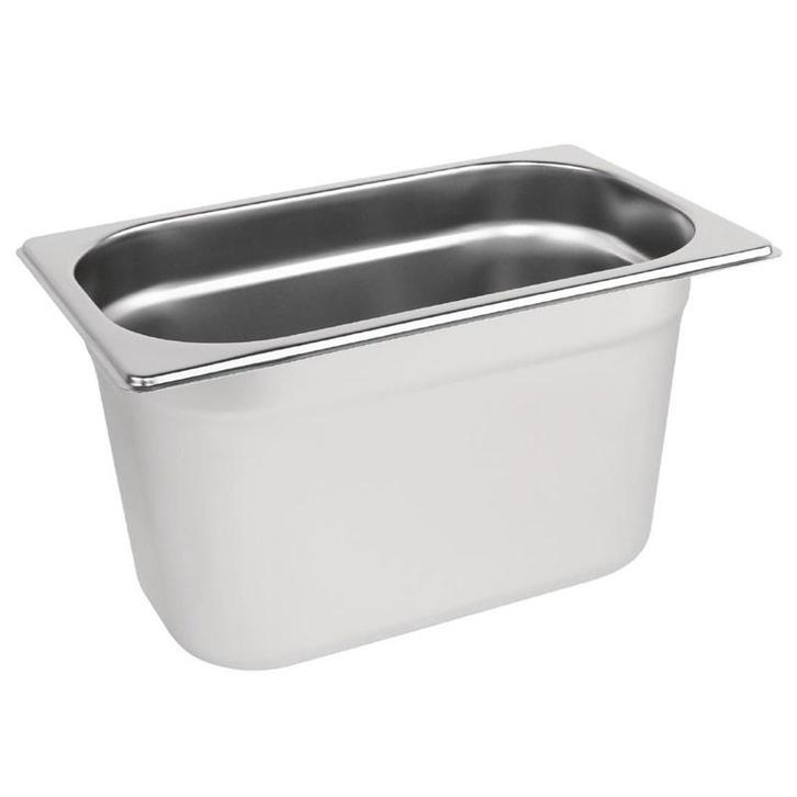 GN-Bak | RVS | 1/4 GN | Hoogte 150mm | 265x162x150(h)mm, Zakelijke goederen, Horeca | Keukenapparatuur, Nieuw in verpakking, Verzenden