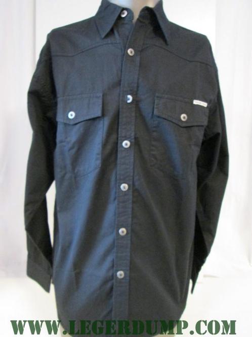 Spijkerblouse kleur zwart Brams Paris (Overhemden, Kleding), Vêtements | Hommes, Chemises, Envoi