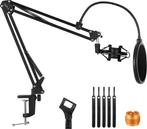 2dekans | UPLY Microfoon Arm - Inclusief Popfilter en, Audio, Tv en Foto, Overige Audio, Tv en Foto, Ophalen of Verzenden, Nieuw