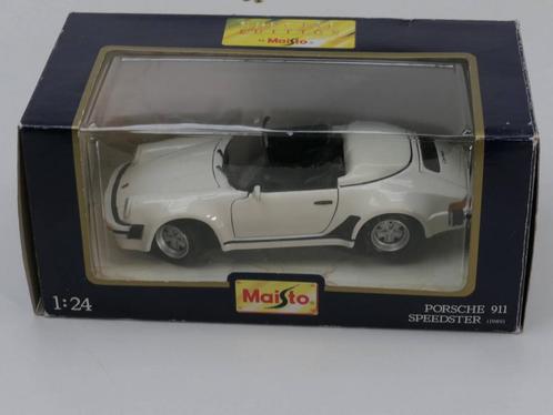 Schaal 1:24 Maisto Porsche 911 Speedster 1989 #3151, Hobby en Vrije tijd, Modelauto's | 1:24, Gebruikt, Maisto, Ophalen of Verzenden