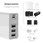 4-Port Oplaadstation - PD / QC3.0 / 2.4A - 100W Power, Telecommunicatie, Mobiele telefoons | Batterijen en Accu's, Verzenden, Nieuw